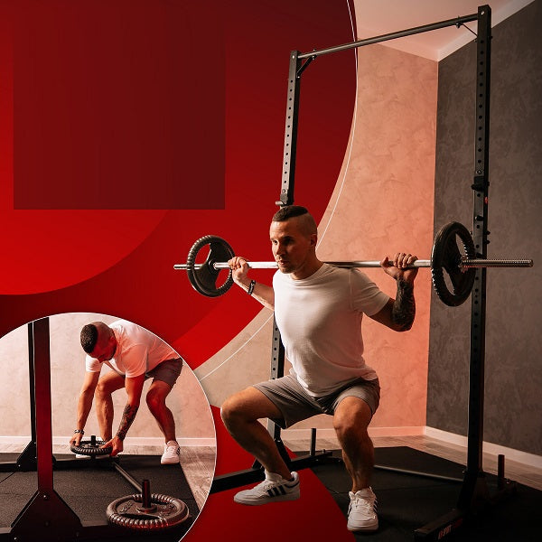 STATIONÆR PULLUPPESTANG MED STATIVE gym4all