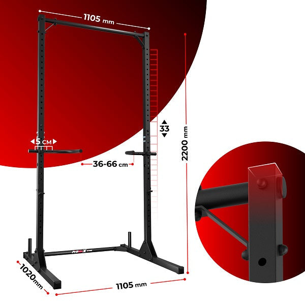 STATIONÆR PULLUPPESTANG MED STATIVE gym4all