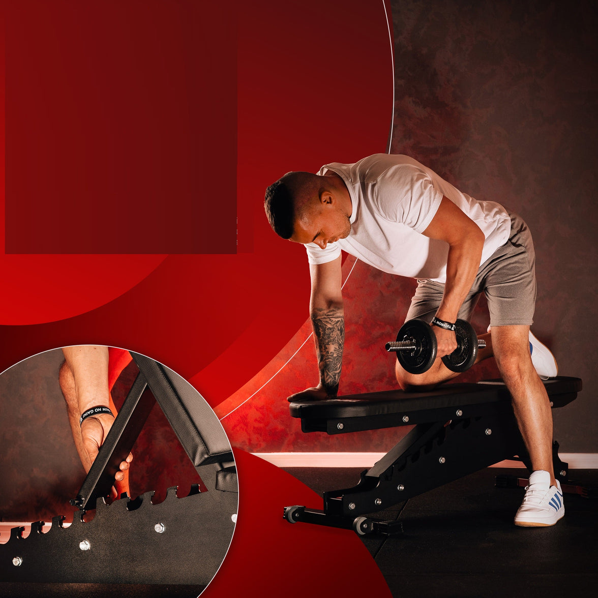 Regulated Træningsbænk gym4all