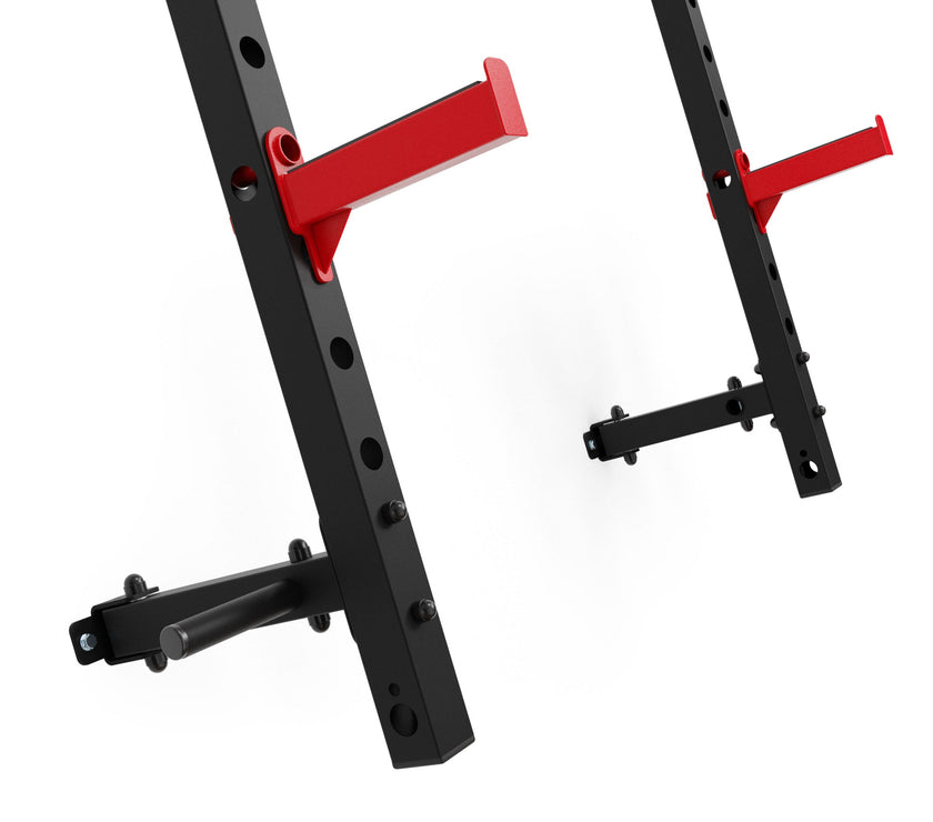 FX001 Foldbart Vægmonteret Squat Rack – Pladsbesparende Homegym gym4all