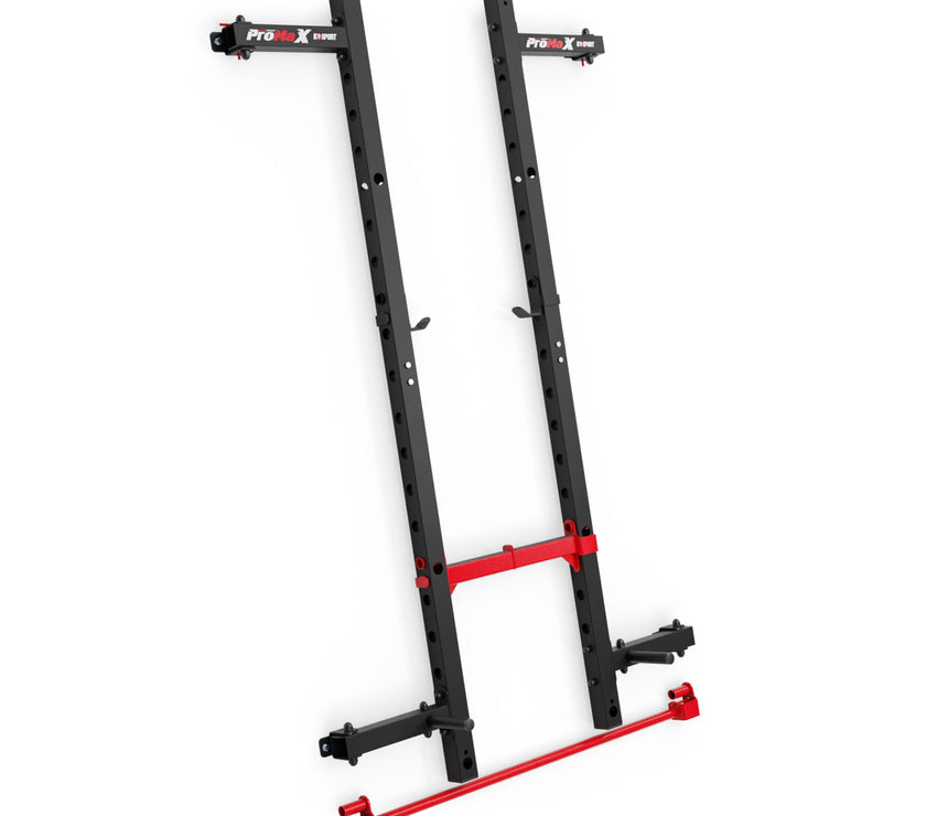 FX001 Foldbart Vægmonteret Squat Rack – Pladsbesparende Homegym gym4all