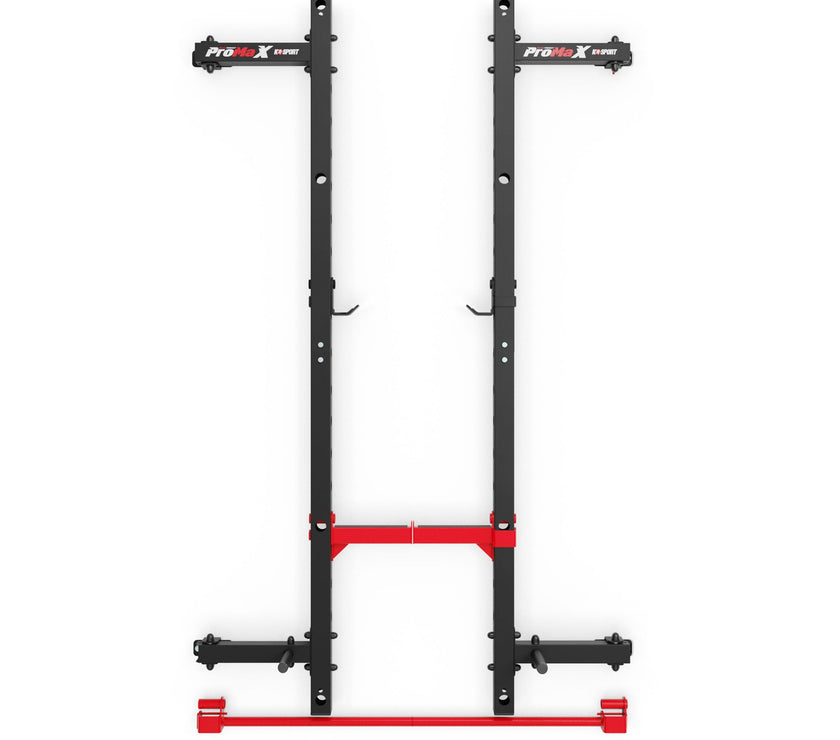 FX001 Foldbart Vægmonteret Squat Rack – Pladsbesparende Homegym gym4all