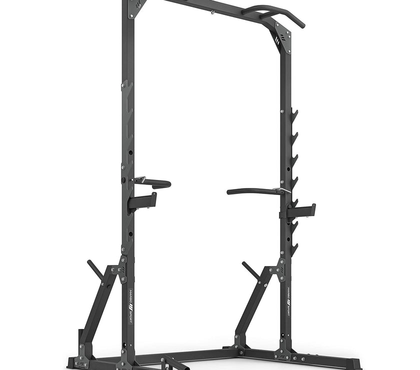 Semi-Pro Squat half-rack med pull-up stang og dip-station gym4all