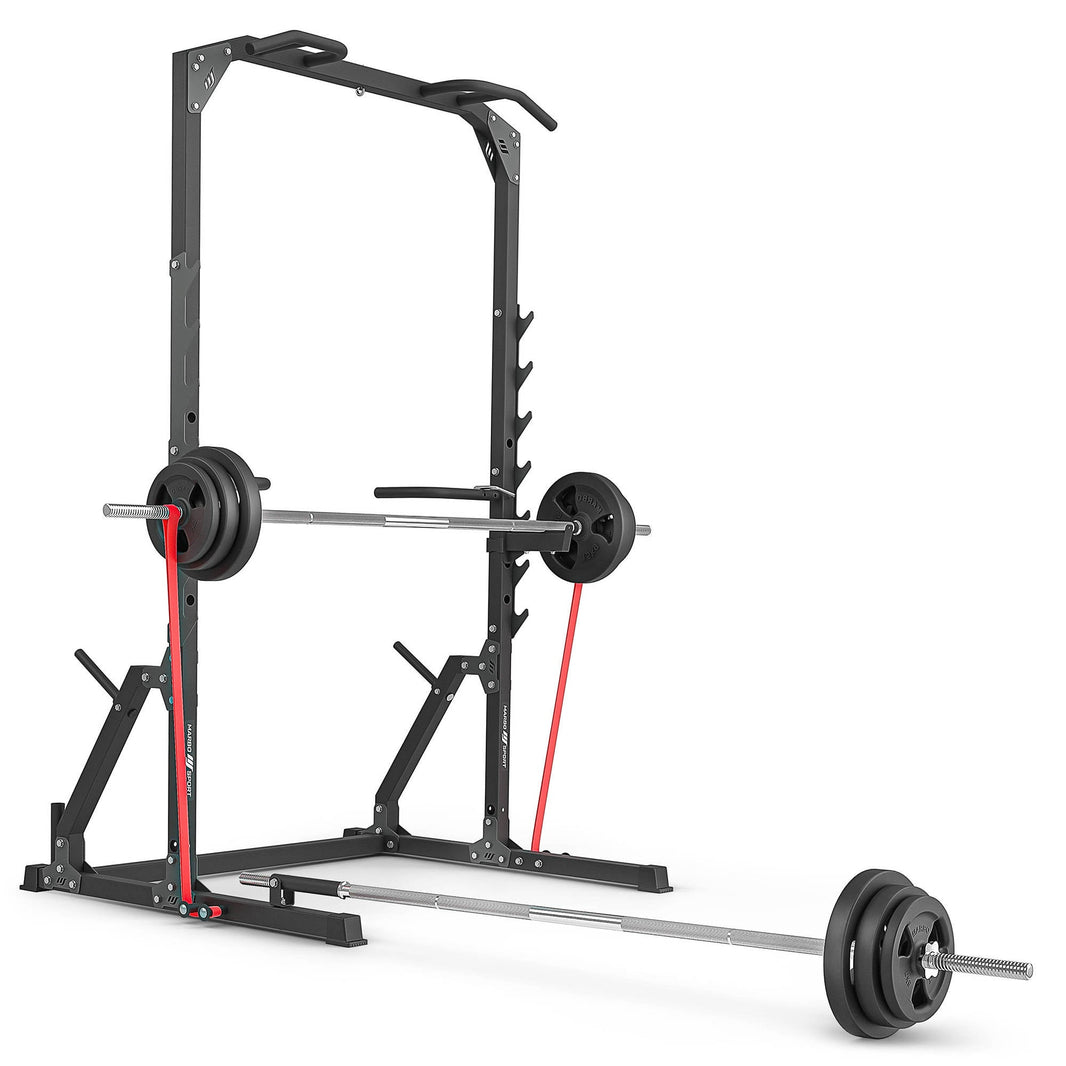 Semi-Pro Squat half-rack med pull-up stang og dip-station gym4all