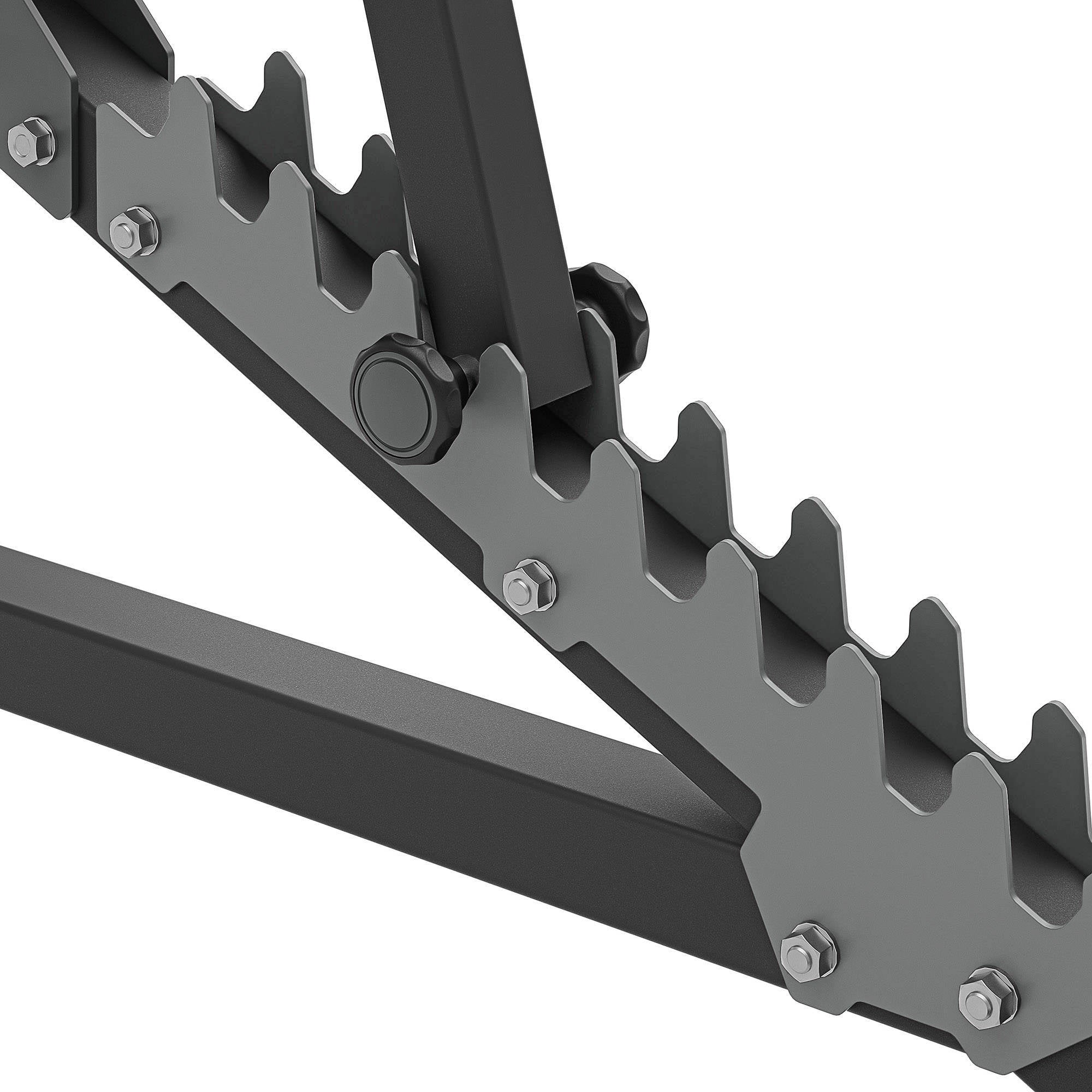 Semi-Pro Dobbelt-justerbar skråbænk træningsbænk gym4all