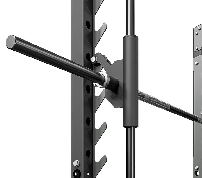 Smith Machine Half Rack – Multifunktionelt Squat Rack med Pull-Up Bar gym4all