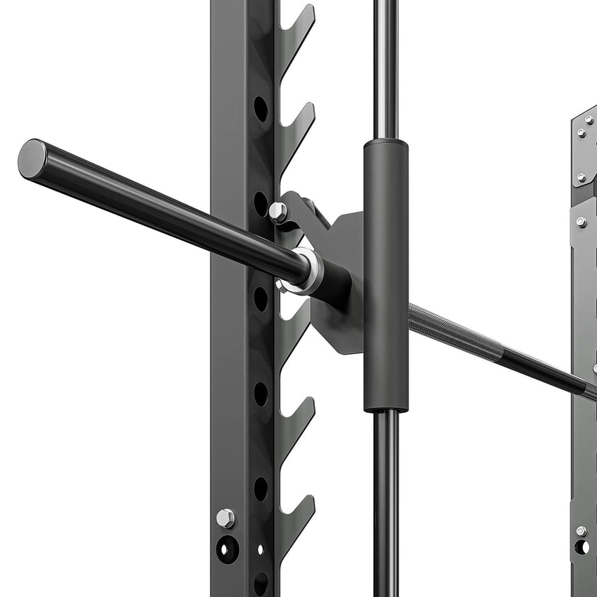 Smith Machine Half Rack – Multifunktionelt Squat Rack med Pull-Up Bar gym4all