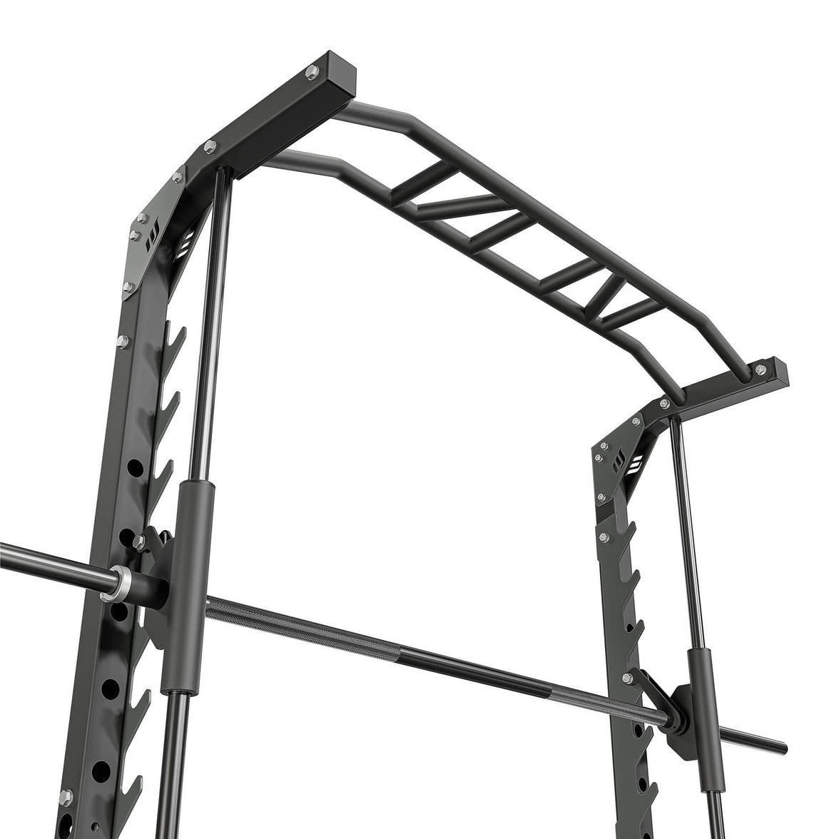 Smith Machine Half Rack – Multifunktionelt Squat Rack med Pull-Up Bar gym4all