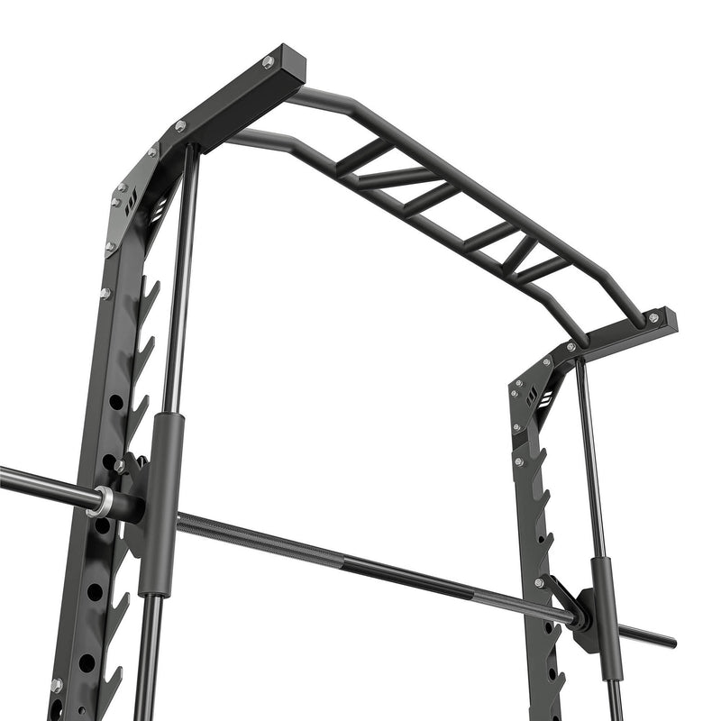 Smith Machine Half Rack – Multifunktionelt Squat Rack med Pull-Up Bar gym4all