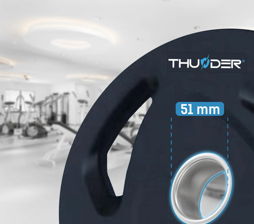 Olympisk vægtsæt med Håndtag 25kg 51mm gym4all