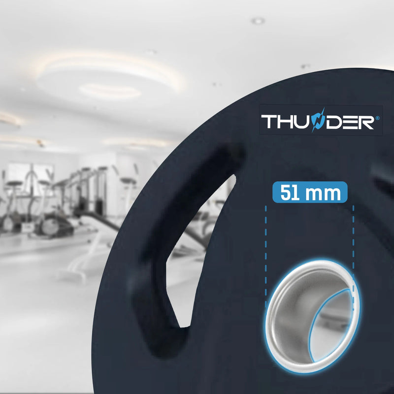 Olympisk vægtsæt med Håndtag 25kg 51mm gym4all