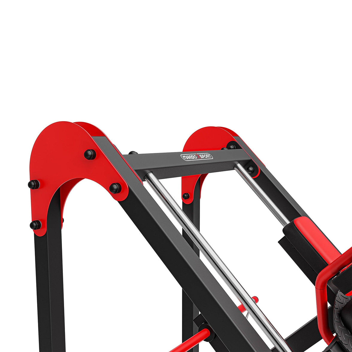 Ben Press & Hack Squat Maskine 2-i-1 – Professionel Træningsmaskine til Ben gym4all