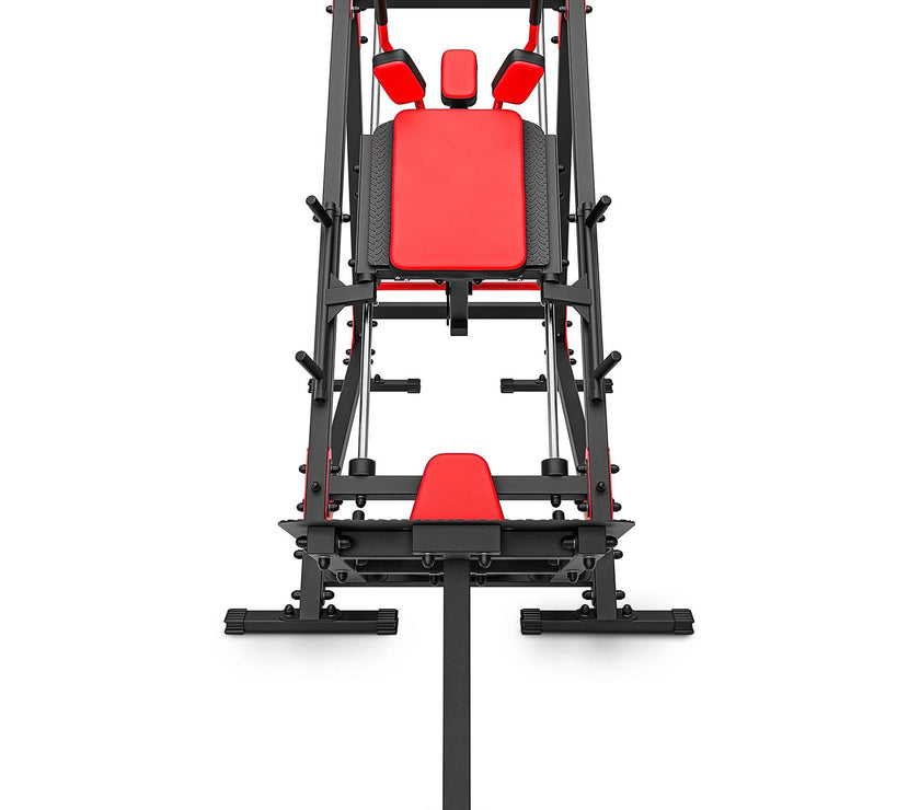 Ben Press & Hack Squat Maskine 2-i-1 – Professionel Træningsmaskine til Ben gym4all