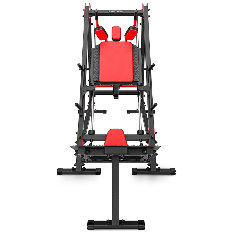 Ben Press & Hack Squat Maskine 2-i-1 – Professionel Træningsmaskine til Ben gym4all
