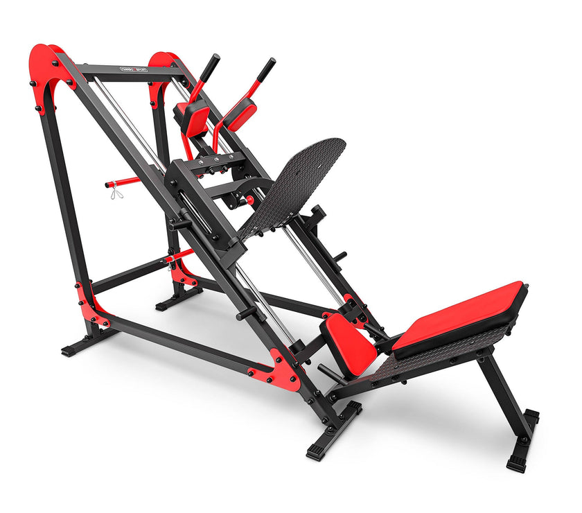 Ben Press & Hack Squat Maskine 2-i-1 – Professionel Træningsmaskine til Ben gym4all