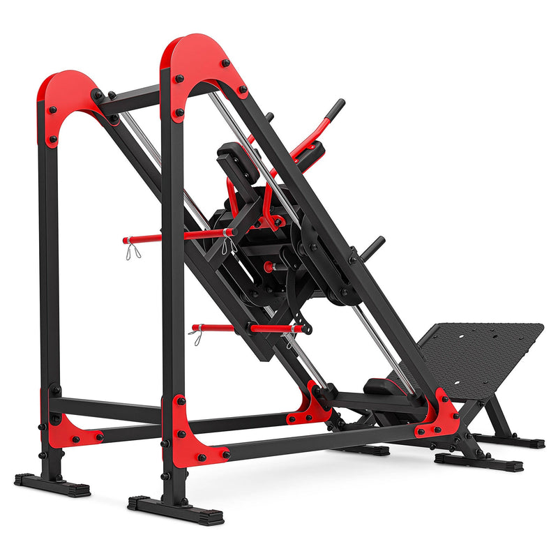 Ben Press & Hack Squat Maskine 2-i-1 – Professionel Træningsmaskine til Ben gym4all