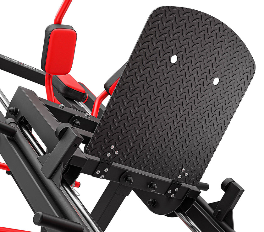 Ben Press & Hack Squat Maskine 2-i-1 – Professionel Træningsmaskine til Ben gym4all