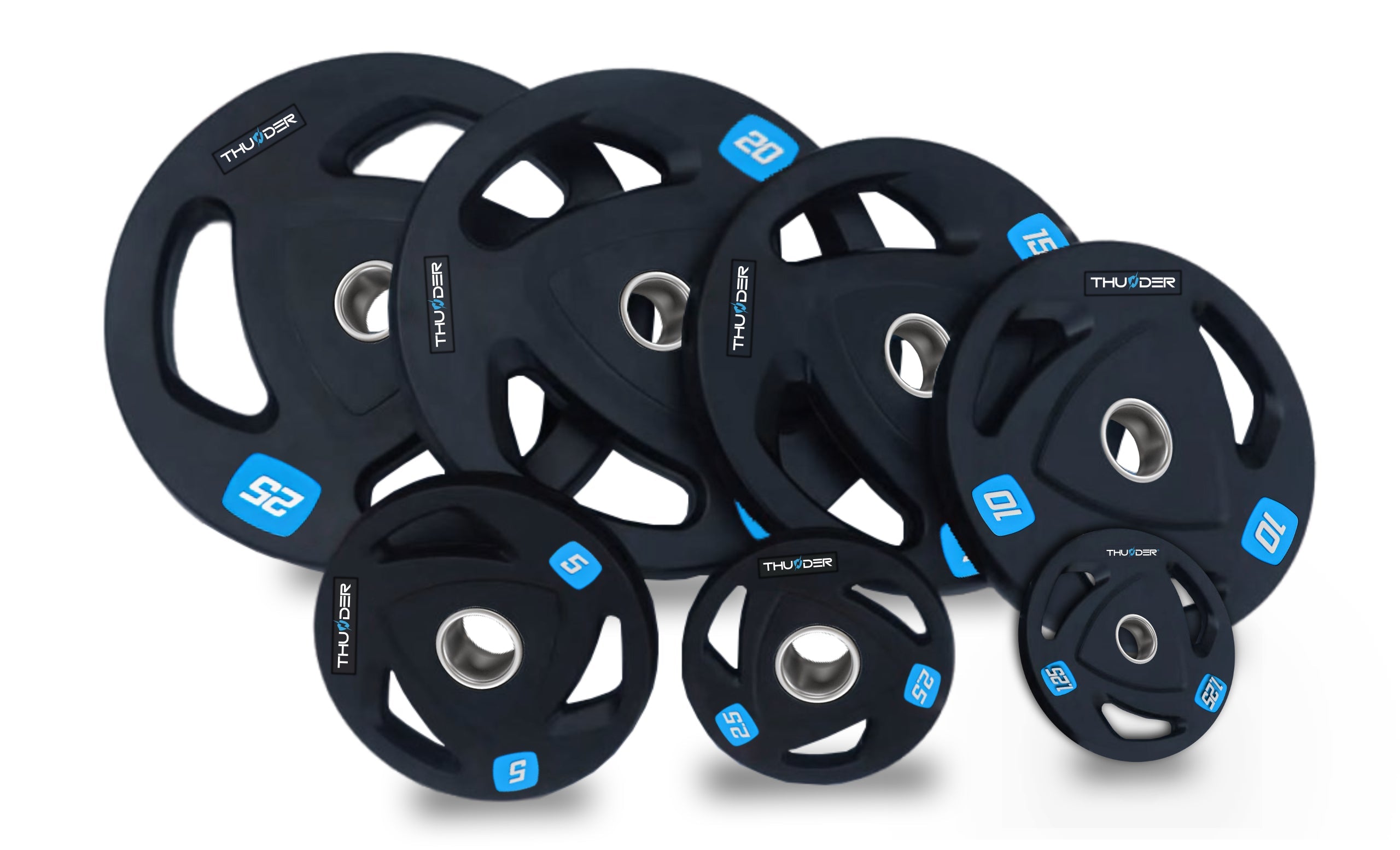 Olympisk vægtsæt med Håndtag 2,5kg 51mm gym4all