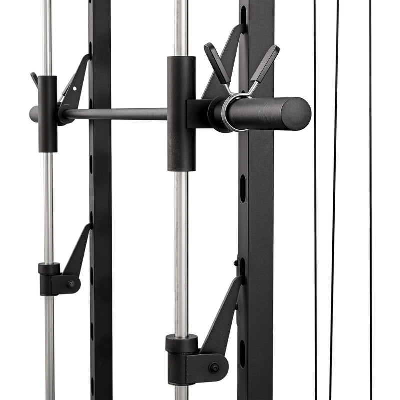 Power Rack HS-2090K – Smith Machine, Pull-Up Bar og Cable Tower