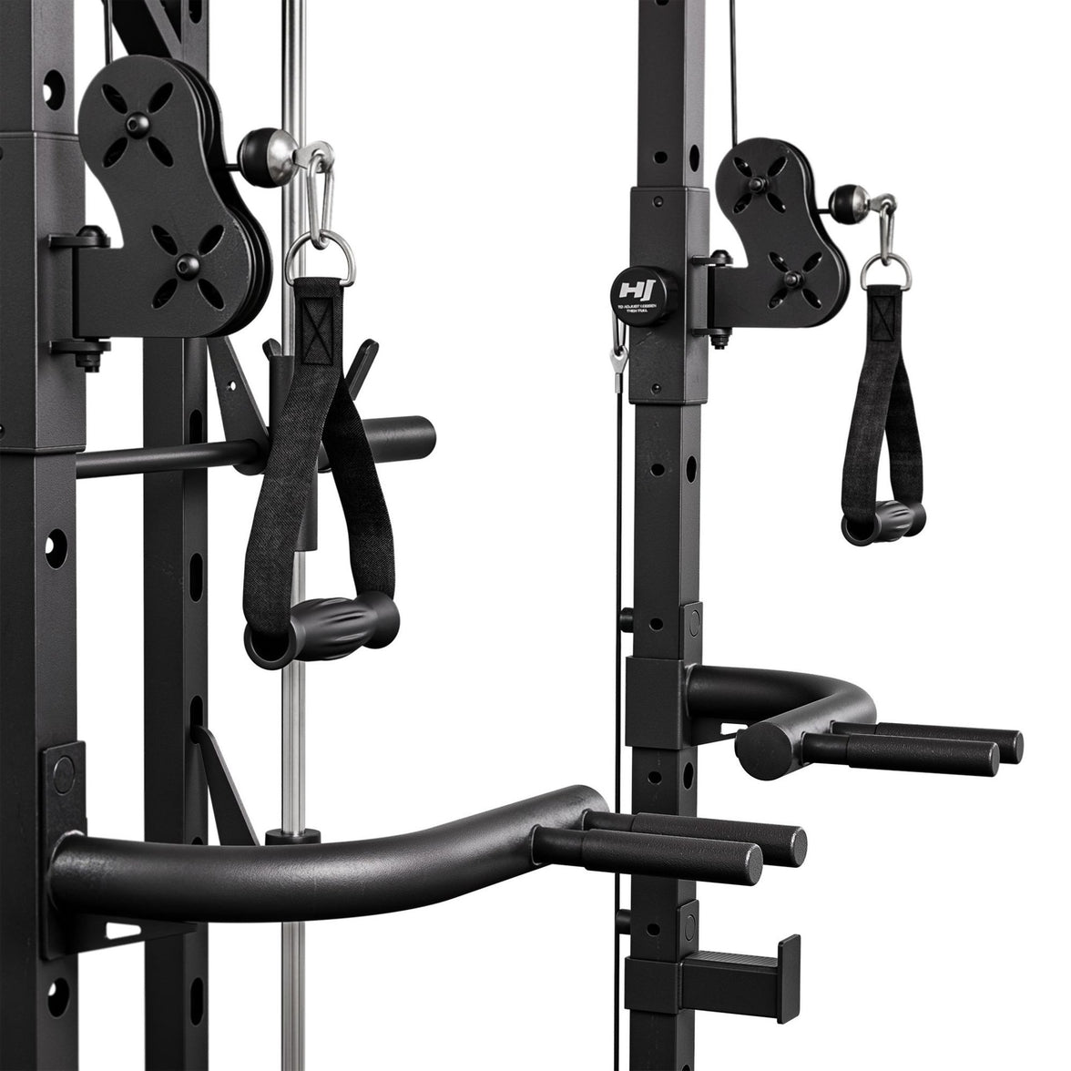Power Rack HS-2090K – Smith Machine, Pull-Up Bar og Cable Tower