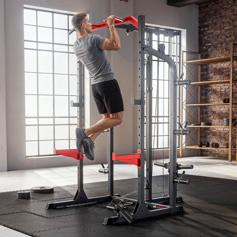 Squat Rack med Cable Tower – HS-2050K Power Rack til Hjemmegym