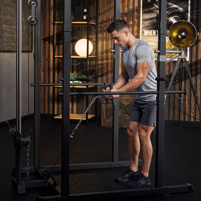 Squat Rack TX-500PC – Multifunktionel Træningsklatring til Hjemmegym