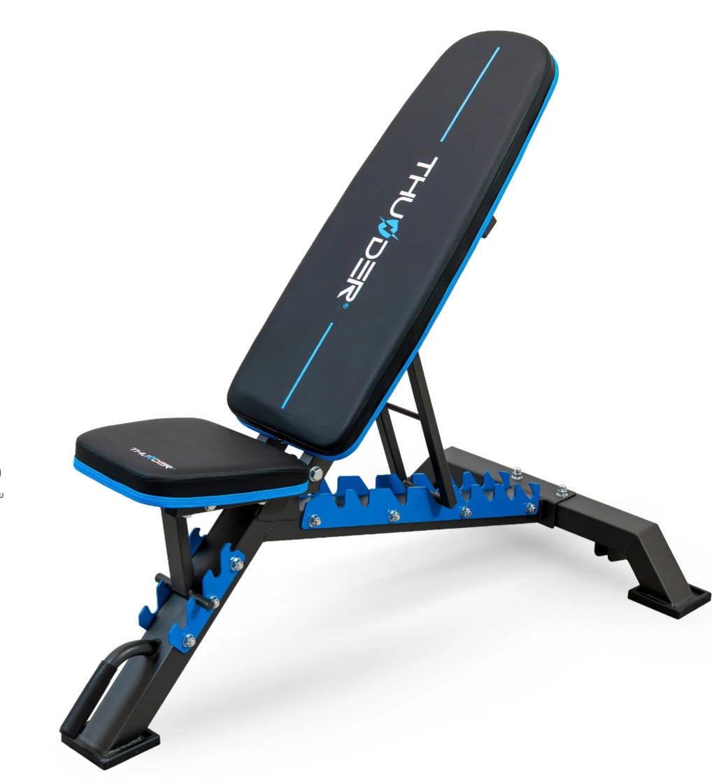 GRYND Justerbar Træningsbænk THUNDER - 8 Positioner