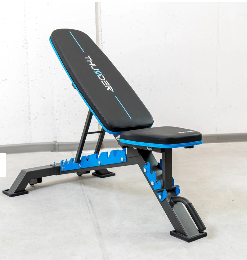 GRYND Justerbar Træningsbænk THUNDER - 8 Positioner